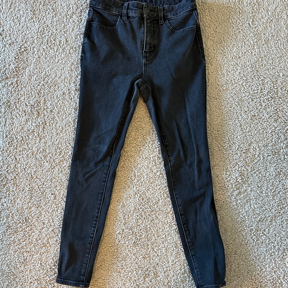 American Eagle hi rise jegging black